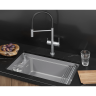 Кухонная мойка GRANULA KS-7309RU АЛЮМИНИУМ кварц 7309RU ALYUMIHIYM