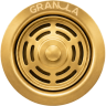 Выпуск кухонной мойки GRANULA для измельчителя, с толкателем, золото FLST gold